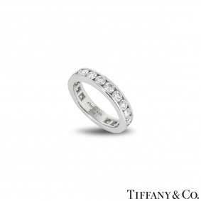 Tiffany & Co. Platinum Diamond Full Eternity Ring